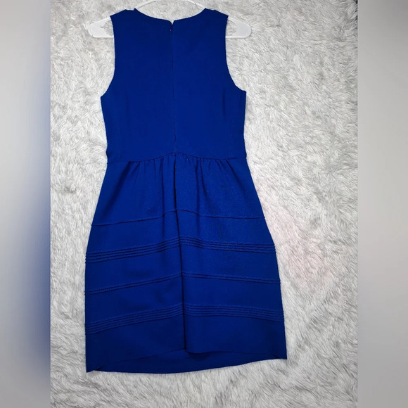Madewell Dress Womens S Navy Blue Sleeveless Raw Edg Coastal Work Office Pockets - Picture 5 of 11